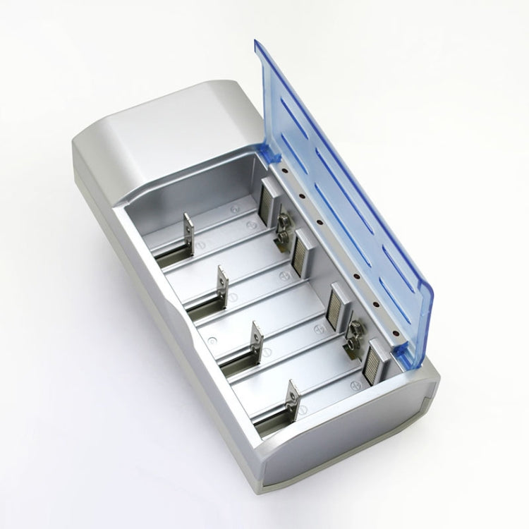 Caricabatterie 4 slot per batterie AA AAA C D 100-240V