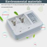 Caricabatterie 220V 2 slot per batterie AA, AAA, C e D