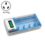 Caricabatterie 4 slot per batterie AA AAA C D con display LCD