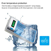 100-240V 4-Slot AC Charger for AA, AAA and C/D Batteries, with LCD Display, AU Plug