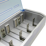 Caricabatterie 4 slot per batterie AA AAA C D con display LCD