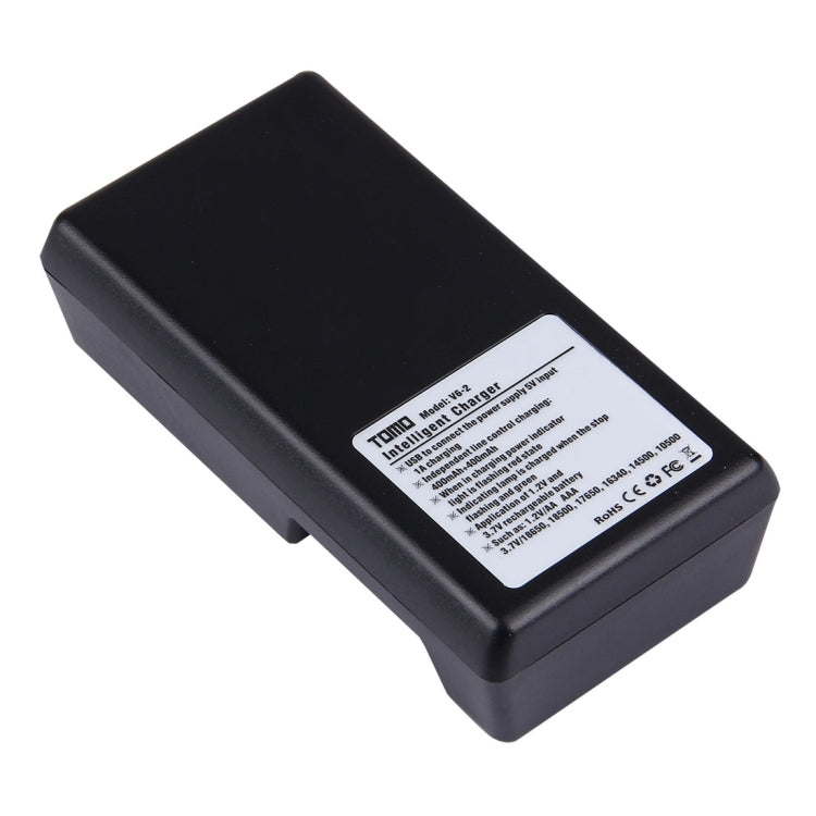 Caricabatterie universale USB per batterie 1,2V e 3,7V