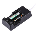 Caricabatterie universale USB per batterie 1,2V e 3,7V