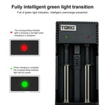 Caricabatterie USB intelligente TOMO V6-2 per batterie ricaricabi