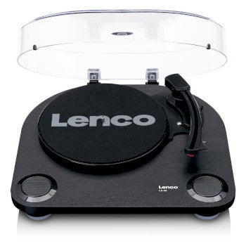 Turntable with built-in speakers Black