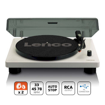 Turntable with built-in speakers USB Encoding Grey