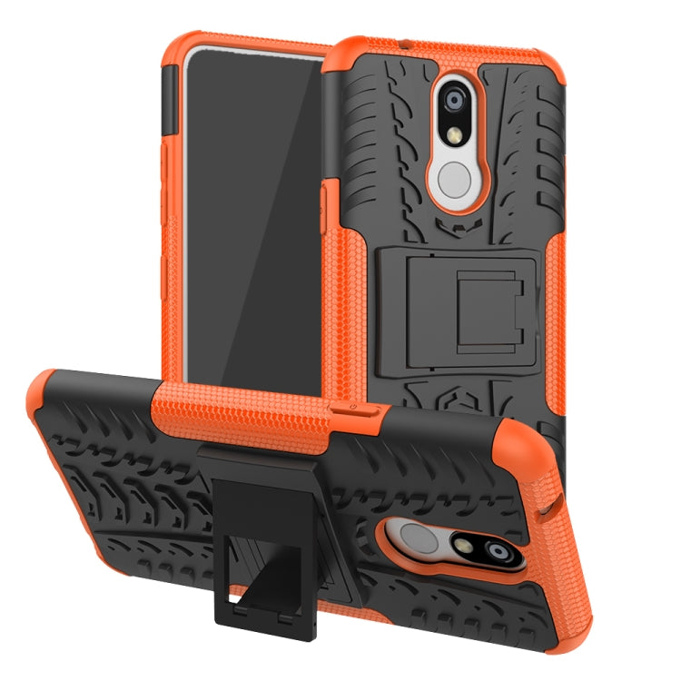 Custodia antiurto PC TPU con supporto per LG K40