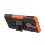 Custodia antiurto PC TPU con supporto per LG K40