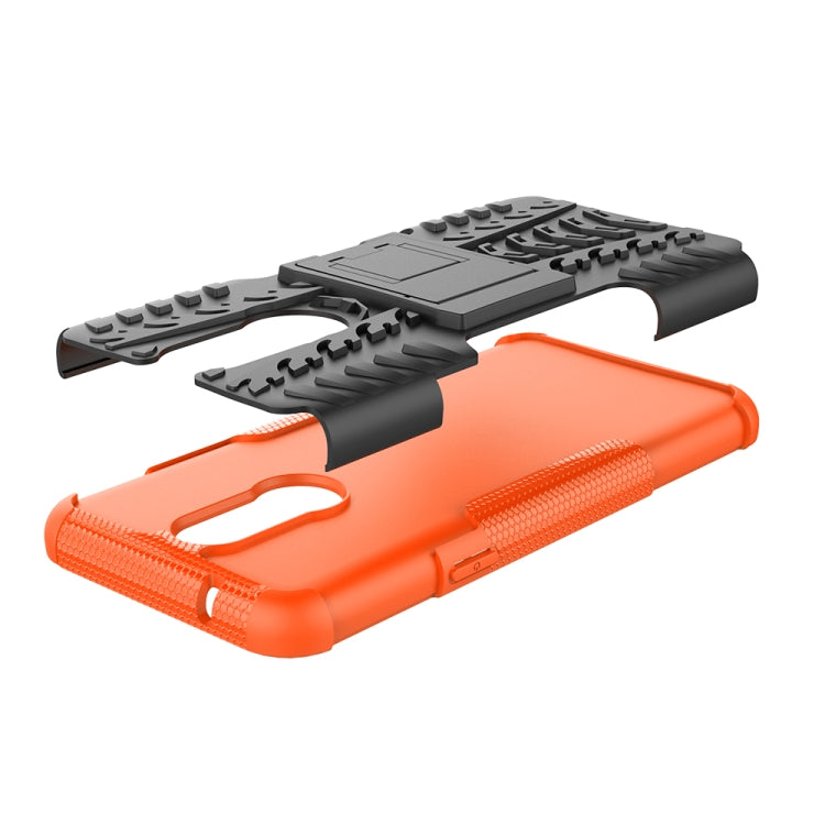 Custodia antiurto PC TPU con supporto per LG K40