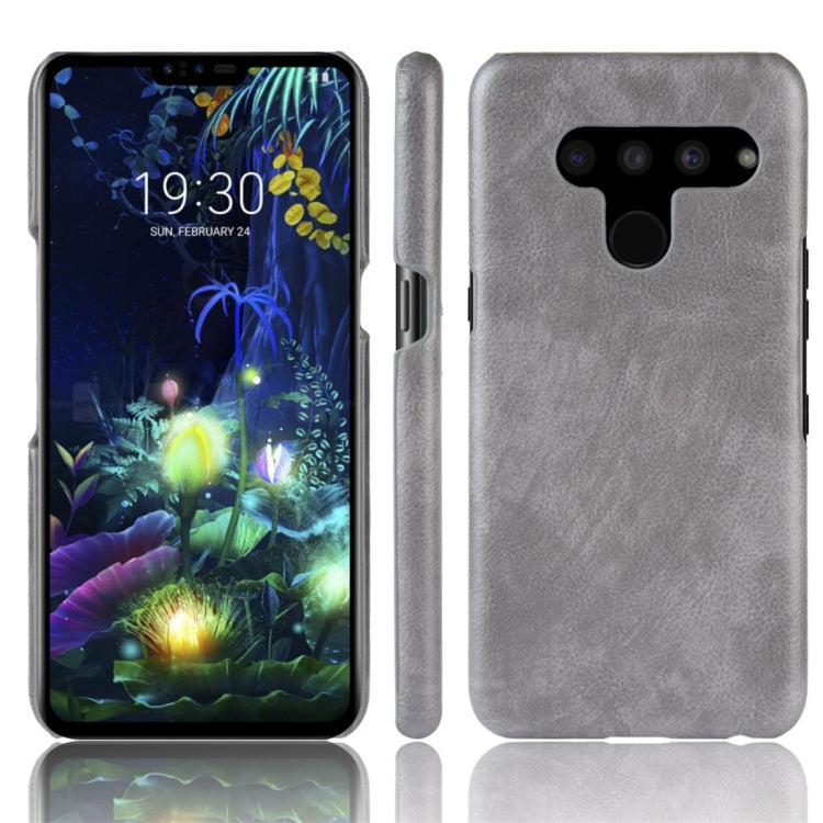 Custodia protettiva antiurto Litchi Texture PC + PU per LG V50 ThinQ 5G, For LG V50 ThinQ 5G