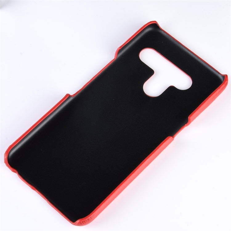 Custodia protettiva antiurto Litchi Texture PC + PU per LG V50 ThinQ 5G, For LG V50 ThinQ 5G