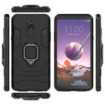 Custodia protettiva LG Q Stylo 5 con anello magnetico