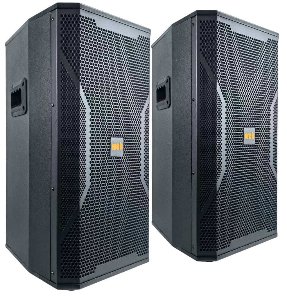 Coppia casse acustiche amplificate 300W woofer 2x8" Bluetooth/USB/Scheda SD 8053323556640 LY-2088