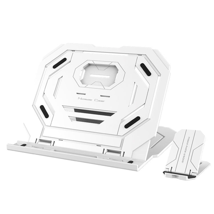 Staffa di raffreddamento multifunzione T3 dal design cavo con angolo regolabile a 10 livelli per notebook, MacBook, iPad, telefoni cellulari, T3 (White), T3 (Black), T3 (Pink), T3 (Blue)
