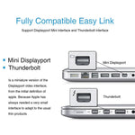 Adattatore cavo da Mini DisplayPort a VGA 1080P, Mini DP to VGA (White), Mini DP to VGA (Black)