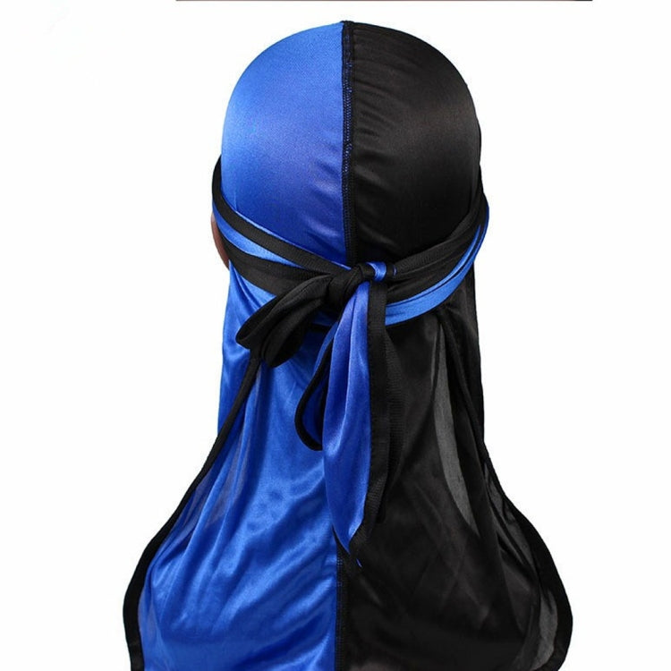 Cappello da pirata a coda lunga in raso di seta bicolore Cappello da turbante Cappello da chemioterapia