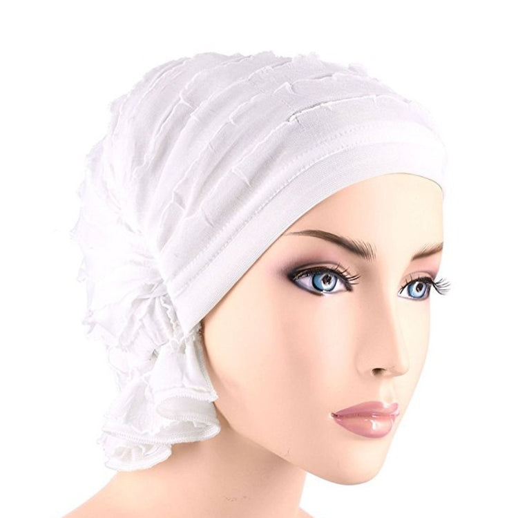 Berretto impilabile musulmano Berretto turbante pieghevole in chiffon Berretto chemioterapico