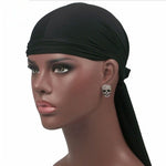 Cappello a coda lunga elastico hip-hop con foulard da basket da strada maschile