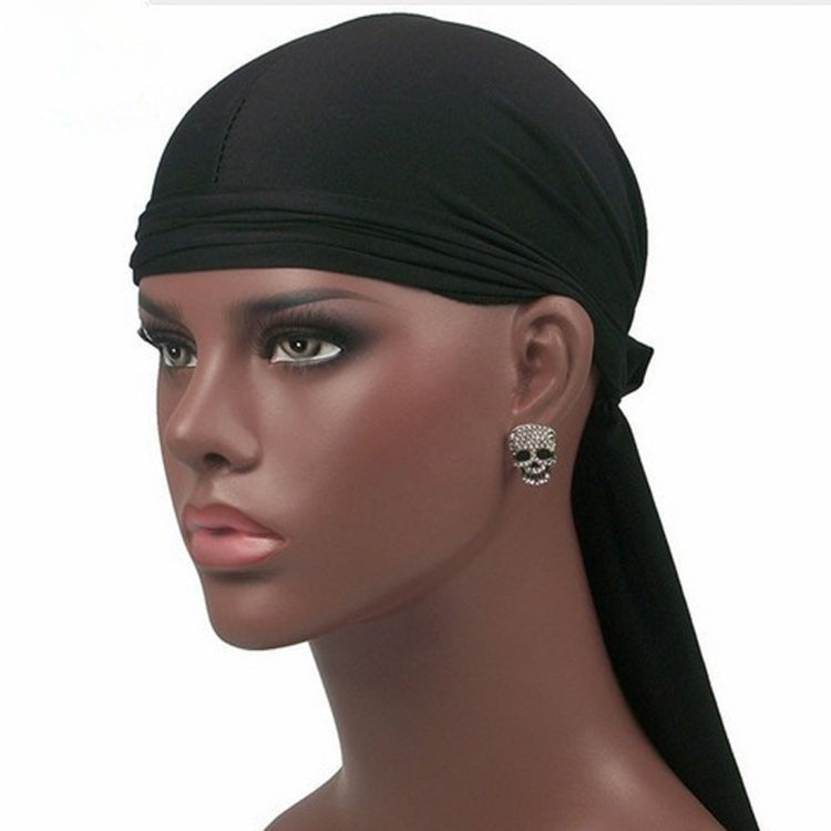 Cappello a coda lunga elastico hip-hop con foulard da basket da strada maschile