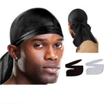 Cappello a coda lunga elastico hip-hop con foulard da basket da strada maschile