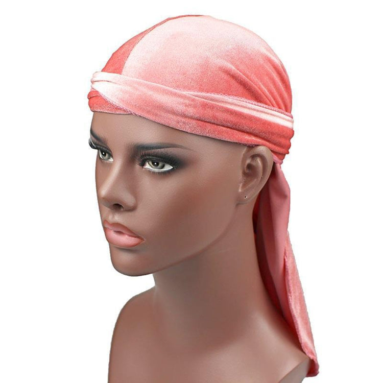 Berretto turbante in velluto Cappello da pirata a coda lunga Berretto chemioterapico