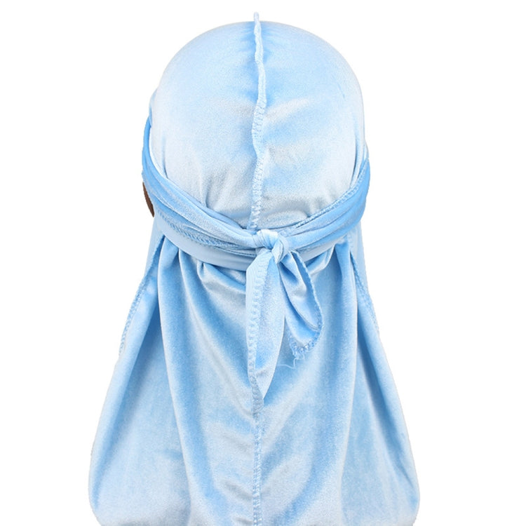 Berretto turbante in velluto Cappello da pirata a coda lunga Berretto chemioterapico