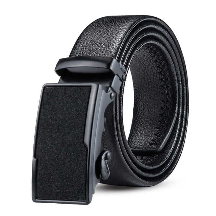 Dandali GD821 Cintura da uomo in pelle avvolgente con fibbia automatica a doppio bordo, dimensioni: 120 cm