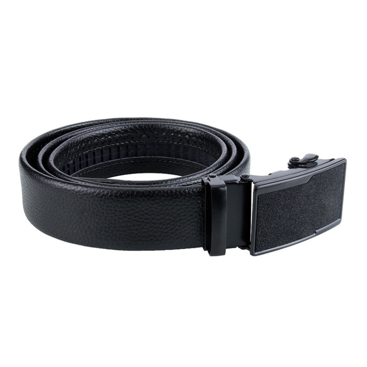 Dandali GD821 Cintura da uomo in pelle avvolgente con fibbia automatica a doppio bordo, dimensioni: 120 cm