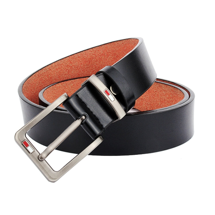 Dandali L8039 Cintura da uomo casual in pelle con fibbia anticata, lunghezza: 110-125 cm, L8039