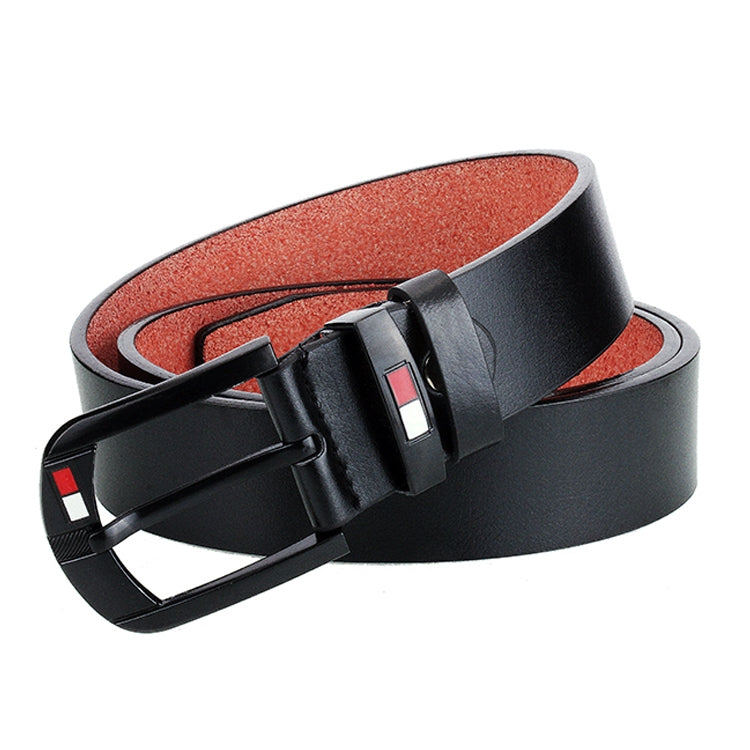 Dandali L8033 Cintura da uomo in pelle con fibbia ad ardiglione anticata casual retrò, dimensioni: 125 cm, L8033