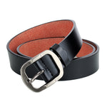 Dandali L8034 Cintura da uomo casual in pelle con fibbia anticata, dimensioni: 110-125 cm, L8034