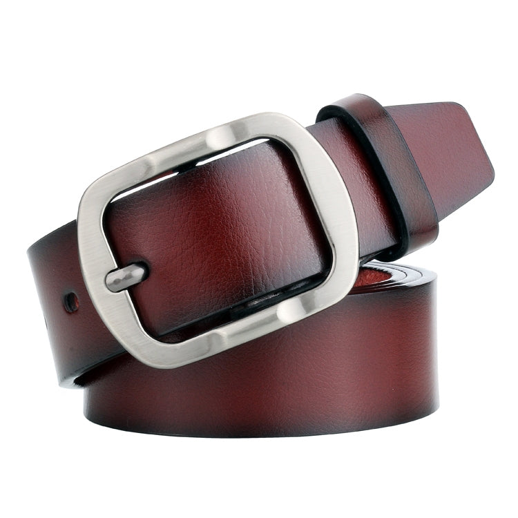 Dandali L8034 Cintura da uomo casual in pelle con fibbia anticata, dimensioni: 110-125 cm, L8034