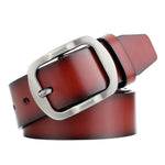 Dandali L8034 Cintura da uomo casual in pelle con fibbia anticata, dimensioni: 110-125 cm, L8034