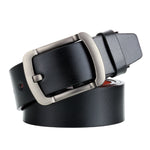 Dandali L8035 Cintura da uomo casual in pelle con fibbia anticata, dimensioni: 110-125 cm, L8035