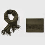 Sciarpa classica in cashmere imitazione tinta unita stagione autunnale e invernale, dimensioni: 60 * 200 cm, Dark Red, Army Green, Black, Coffee, Dark Coffee, Dark Pink, Dark Dreen, Dark Grey, Dark Khaki, Orange, Pink, Grey, Khaki, Blue, Light Coffee  ...