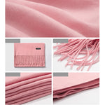 Sciarpa classica in cashmere imitazione tinta unita stagione autunnale e invernale, dimensioni: 60 * 200 cm, Dark Red, Army Green, Black, Coffee, Dark Coffee, Dark Pink, Dark Dreen, Dark Grey, Dark Khaki, Orange, Pink, Grey, Khaki, Blue, Light Coffee  ...