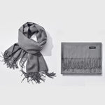 Sciarpa classica in cashmere imitazione tinta unita stagione autunnale e invernale, dimensioni: 60 * 200 cm, Dark Red, Army Green, Black, Coffee, Dark Coffee, Dark Pink, Dark Dreen, Dark Grey, Dark Khaki, Orange, Pink, Grey, Khaki, Blue, Light Coffee  ...