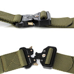 ENNIU Cintura da allenamento multifunzione regolabile con fibbia a serpente larga 3,8 cm