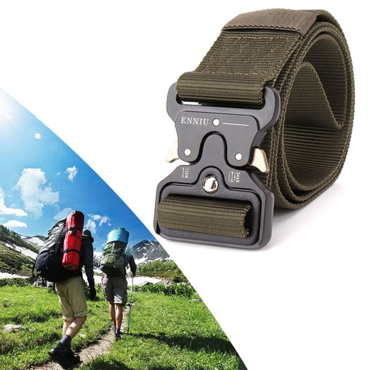 Cinture da allenamento multifunzione regolabili ENNIU da 4,3 cm di larghezza, per esterni, casual, in nylon, Army Green, Black, Brown, Urban camouflage, Desert camouflage, Jungle camouflage, CP camouflage