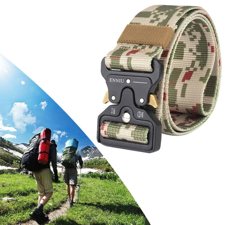 Cinture da allenamento multifunzione regolabili ENNIU da 4,3 cm di larghezza, per esterni, casual, in nylon, Army Green, Black, Brown, Urban camouflage, Desert camouflage, Jungle camouflage, CP camouflage