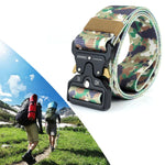 Cinture da allenamento multifunzione regolabili ENNIU da 4,3 cm di larghezza, per esterni, casual, in nylon, Army Green, Black, Brown, Urban camouflage, Desert camouflage, Jungle camouflage, CP camouflage