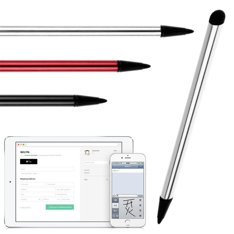 Penna stilo doppia punta per touch screen capacitivo e resistivo