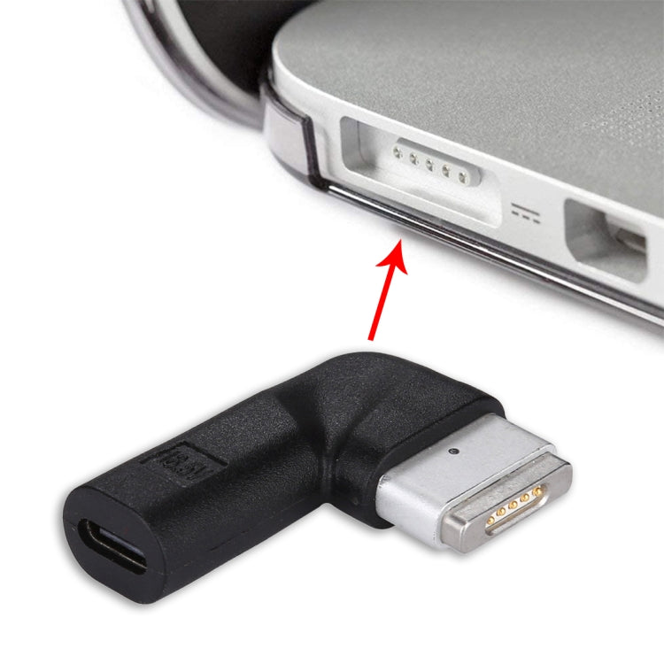 Adattatore di ricarica USB-C/Type-C femmina a MagSafe 2 maschio a 5 pin (a forma di T)., Type-C to MagSafe 2