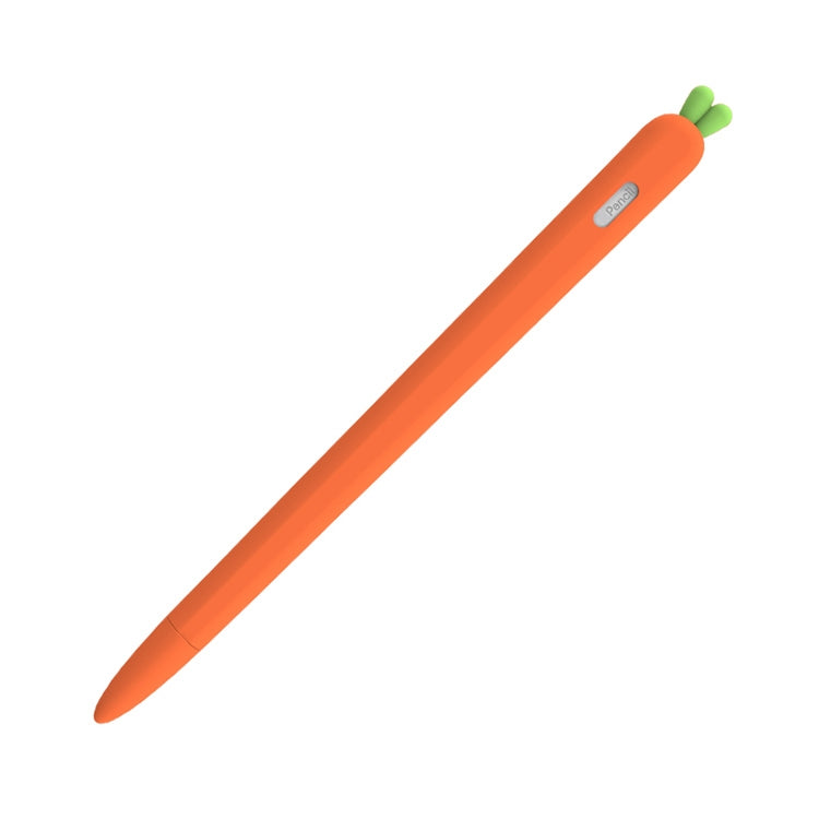 LOVE MEI per Apple Pencil 2 Custodia protettiva in silicone per penna stilo a forma di carota, For Apple Pencil 2