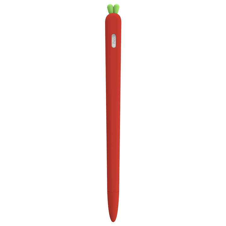 LOVE MEI per Apple Pencil 2 Custodia protettiva in silicone per penna stilo a forma di carota, For Apple Pencil 2