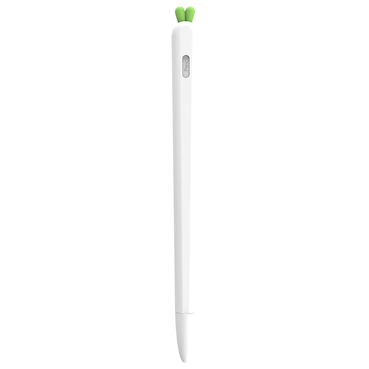 LOVE MEI per Apple Pencil 2 Custodia protettiva in silicone per penna stilo a forma di carota, For Apple Pencil 2