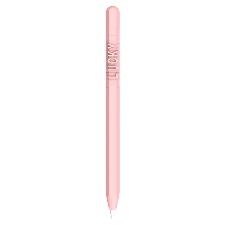 LOVE MEI per Apple Pencil 1 numero lettera design penna stilo custodia protettiva in silicone, For Apple Pencil 1