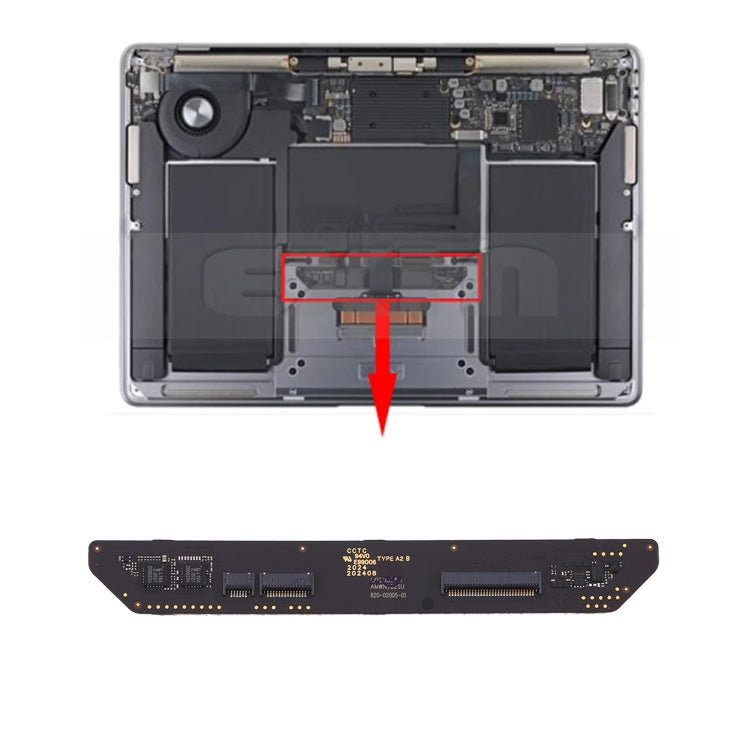 Scheda connettore tastiera TouchPad per MacBook Air 13 Retina