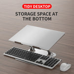 Supporto regolabile per laptop R-JUST in alluminio
