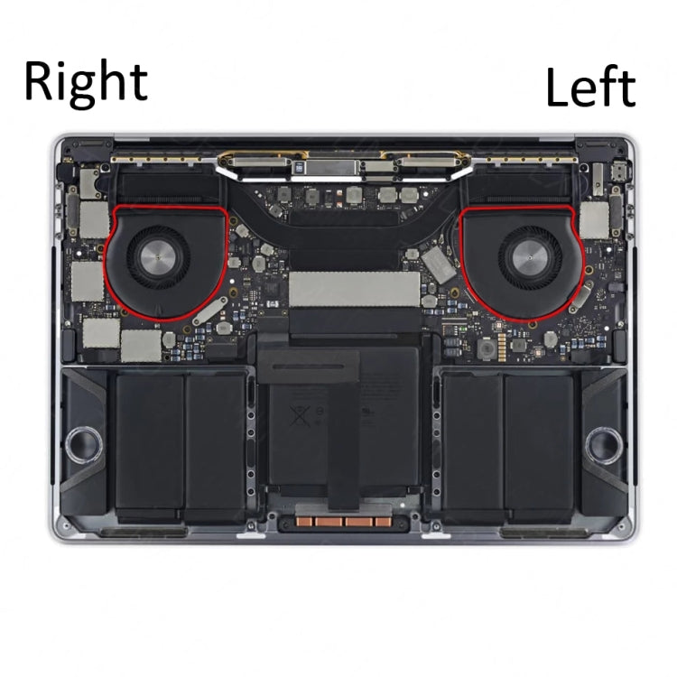 Ventola di raffreddamento CPU da 1 paio per MacBook Pro A1989 13 pollici 2018 2019, A1989